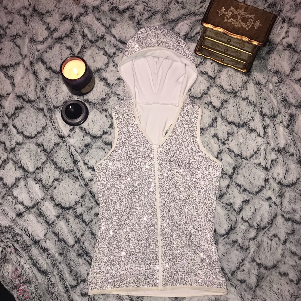 Sparkly zip up